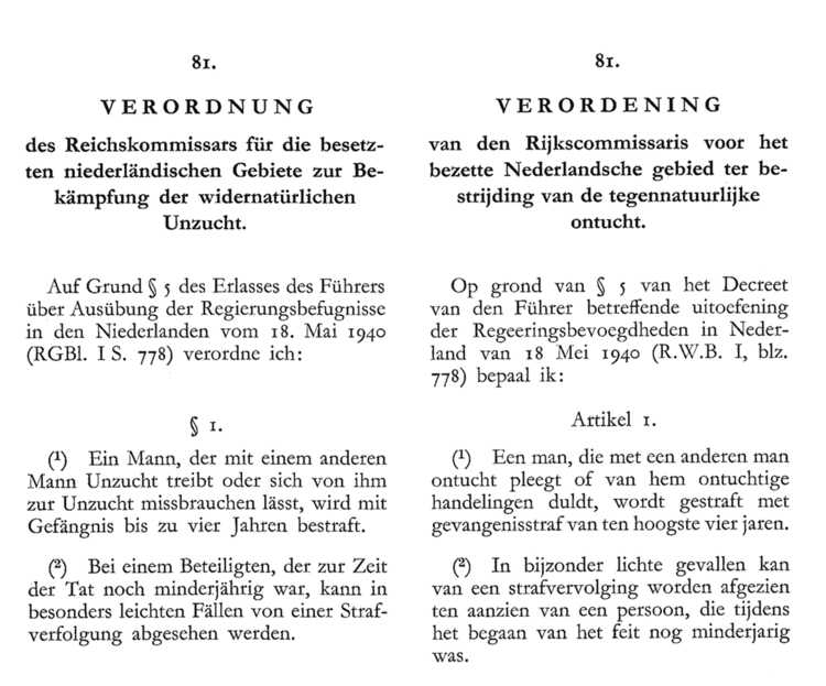 Verordening 81/1940. (Bron: Koninklijke Bibliotheek, Wikimedia Commons)